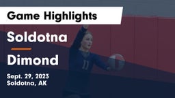 Soldotna  vs Dimond  Game Highlights - Sept. 29, 2023