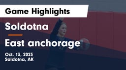 Soldotna  vs East anchorage  Game Highlights - Oct. 13, 2023