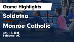 Soldotna  vs Monroe Catholic  Game Highlights - Oct. 13, 2023