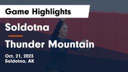 Soldotna  vs Thunder Mountain  Game Highlights - Oct. 21, 2023