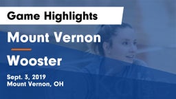 Mount Vernon  vs Wooster  Game Highlights - Sept. 3, 2019