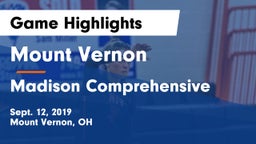 Mount Vernon  vs Madison Comprehensive  Game Highlights - Sept. 12, 2019