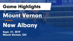 Mount Vernon  vs New Albany  Game Highlights - Sept. 21, 2019