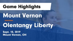 Mount Vernon  vs Olentangy Liberty  Game Highlights - Sept. 10, 2019