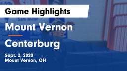 Mount Vernon  vs Centerburg  Game Highlights - Sept. 2, 2020