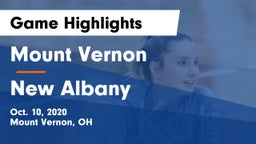 Mount Vernon  vs New Albany  Game Highlights - Oct. 10, 2020