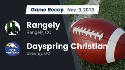 Recap: Rangely  vs. Dayspring Christian  2019