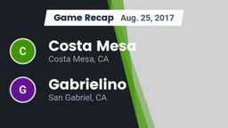 Recap: Costa Mesa  vs. Gabrielino  2017