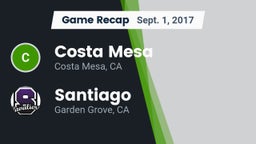 Recap: Costa Mesa  vs. Santiago  2017