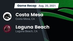Recap: Costa Mesa  vs. Laguna Beach  2021