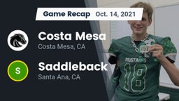 Recap: Costa Mesa  vs. Saddleback  2021