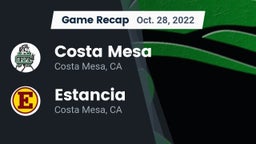 Recap: Costa Mesa  vs. Estancia  2022