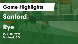 Sanford  vs Rye  Game Highlights - Oct. 30, 2021