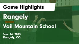 Rangely  vs Vail Mountain School  Game Highlights - Jan. 14, 2023