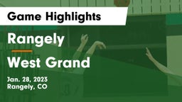 Rangely  vs West Grand  Game Highlights - Jan. 28, 2023