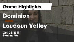 Dominion  vs Loudoun Valley  Game Highlights - Oct. 24, 2019