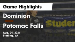 Dominion  vs Potomac Falls  Game Highlights - Aug. 24, 2021