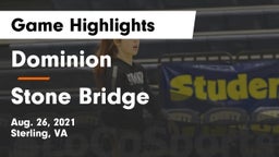 Dominion  vs Stone Bridge  Game Highlights - Aug. 26, 2021