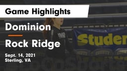 Dominion  vs Rock Ridge  Game Highlights - Sept. 14, 2021