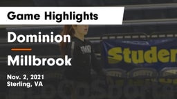 Dominion  vs Millbrook  Game Highlights - Nov. 2, 2021