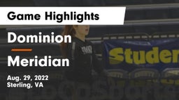 Dominion  vs Meridian  Game Highlights - Aug. 29, 2022