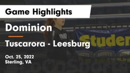 Dominion  vs Tuscarora  - Leesburg Game Highlights - Oct. 25, 2022