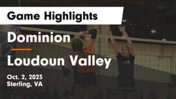 Dominion  vs Loudoun Valley  Game Highlights - Oct. 2, 2023