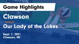 Clawson  vs Our Lady of the Lakes Game Highlights - Sept. 7, 2021