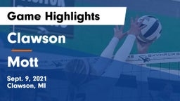Clawson  vs Mott Game Highlights - Sept. 9, 2021