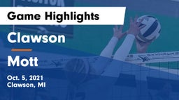 Clawson  vs Mott Game Highlights - Oct. 5, 2021