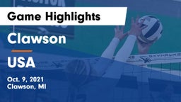 Clawson  vs USA Game Highlights - Oct. 9, 2021