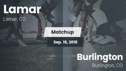 Matchup: Lamar  vs. Burlington  2016