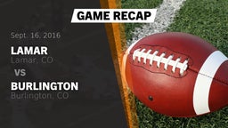 Recap: Lamar  vs. Burlington  2016