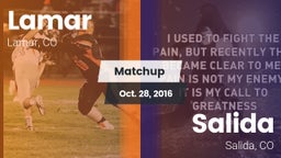 Matchup: Lamar  vs. Salida  2016
