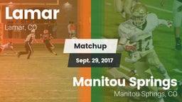 Matchup: Lamar  vs. Manitou Springs  2017