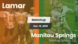 Matchup: Lamar  vs. Manitou Springs  2018