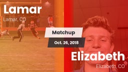 Matchup: Lamar  vs. Elizabeth  2018
