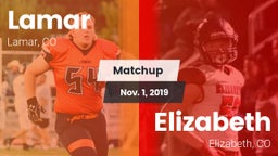 Matchup: Lamar  vs. Elizabeth  2019