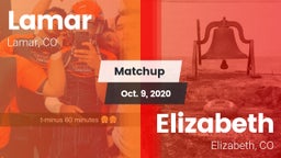 Matchup: Lamar  vs. Elizabeth  2020