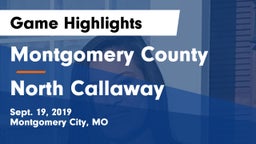Montgomery County  vs North Callaway  Game Highlights - Sept. 19, 2019