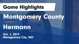 Montgomery County  vs Hermann  Game Highlights - Oct. 1, 2019