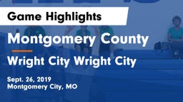 Montgomery County  vs Wright City  Wright City  Game Highlights - Sept. 26, 2019