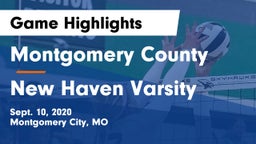 Montgomery County  vs New Haven Varsity Game Highlights - Sept. 10, 2020