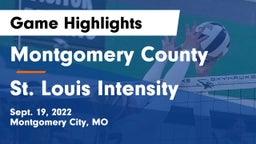 Montgomery County  vs St. Louis Intensity Game Highlights - Sept. 19, 2022