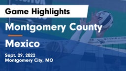 Montgomery County  vs Mexico  Game Highlights - Sept. 29, 2022