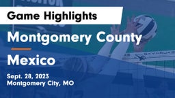 Montgomery County  vs Mexico  Game Highlights - Sept. 28, 2023