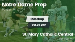 Matchup: Notre Dame Prep vs. St. Mary Catholic Central  2017