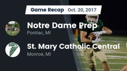 Recap: Notre Dame Prep  vs. St. Mary Catholic Central  2017