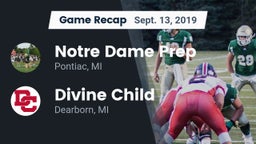 Recap: Notre Dame Prep  vs. Divine Child  2019