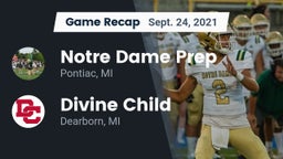 Recap: Notre Dame Prep  vs. Divine Child  2021